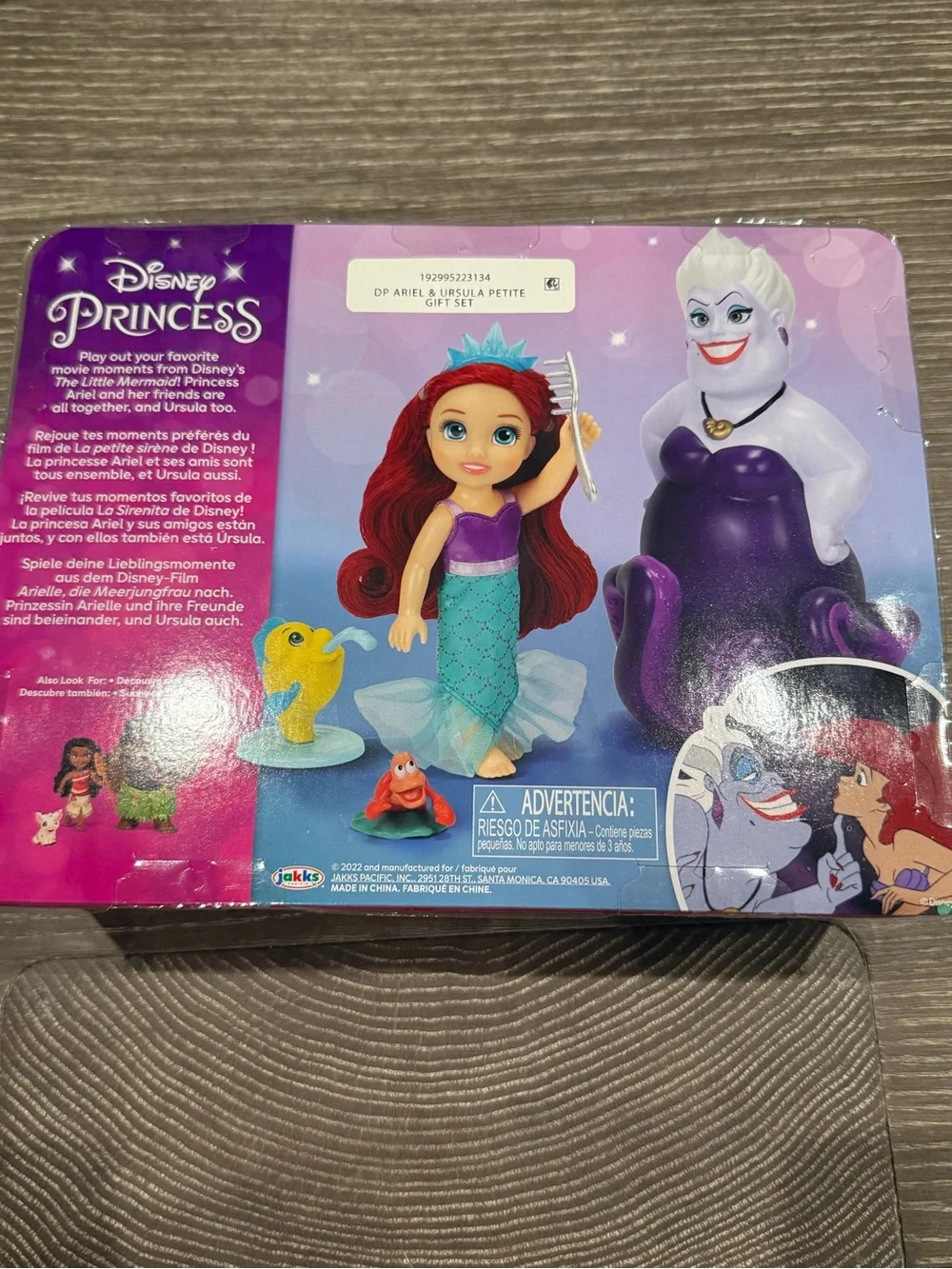 NWT Disney Ariel & Ursula Petite Playset